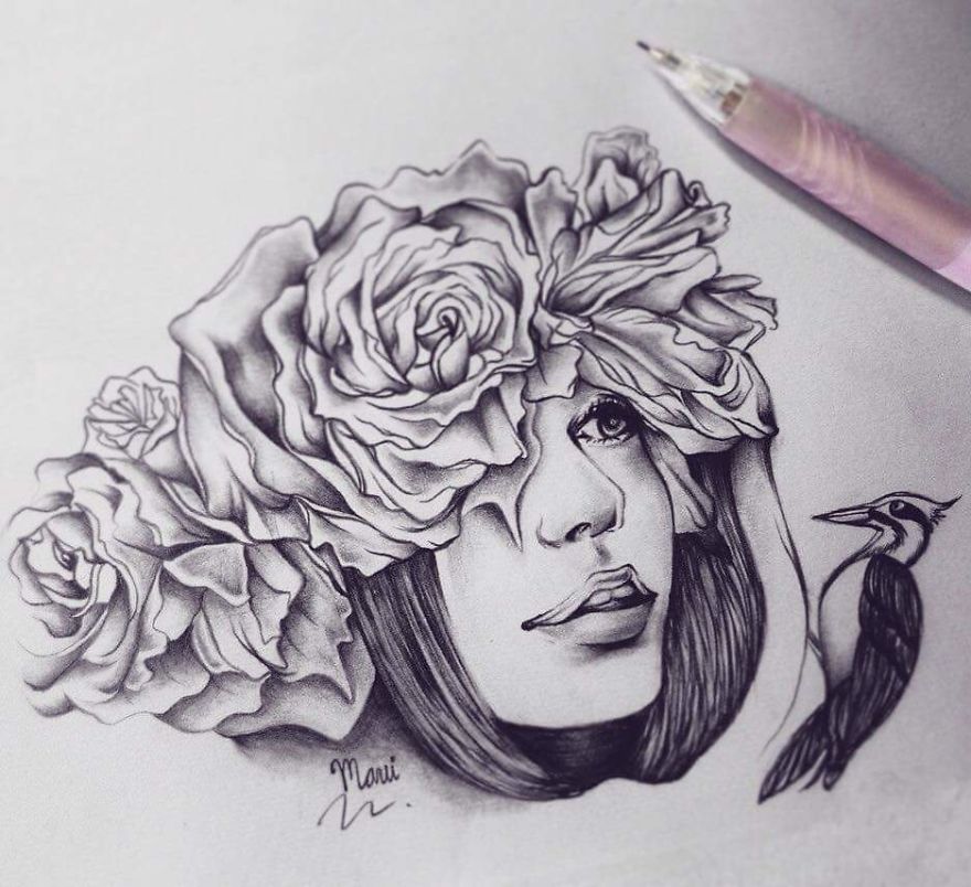 I Make Pencil Drawings Illustrating My Favorite Subject – People I Make Pencil Drawings Illustrating My Favorite Subject – People