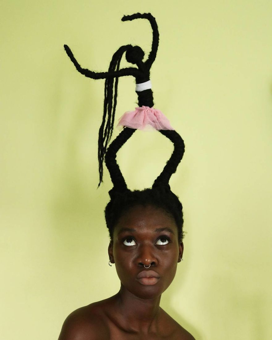 This Ivorian Artist Can Sculpt Her Hair Into Anything