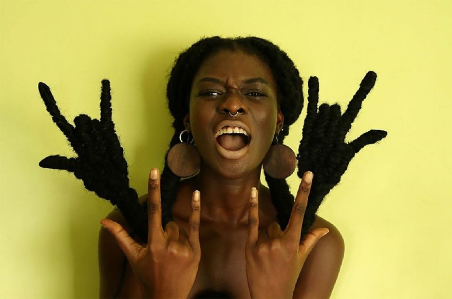 This Ivorian Artist Can Sculpt Her Hair Into Anything