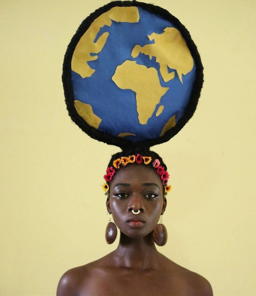 This Ivorian Artist Can Sculpt Her Hair Into Anything