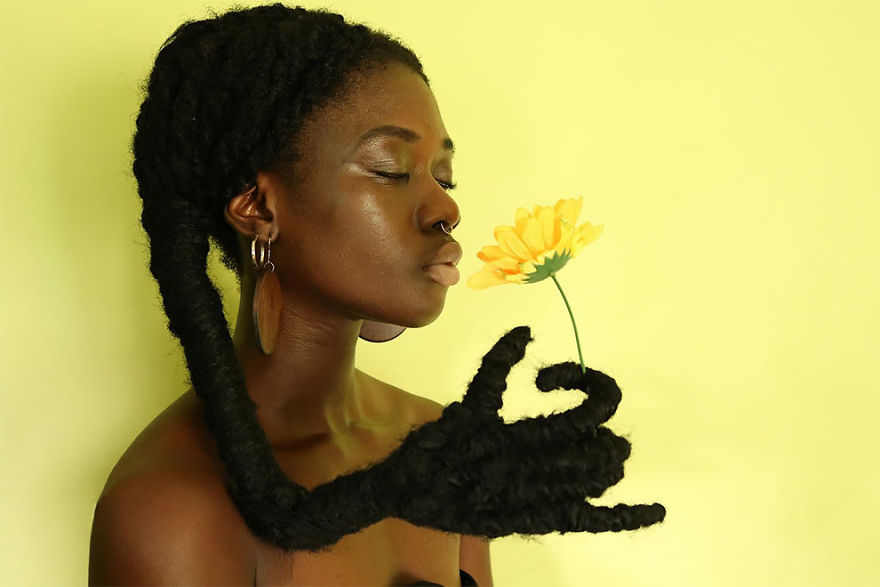 This Ivorian Artist Can Sculpt Her Hair Into Anything