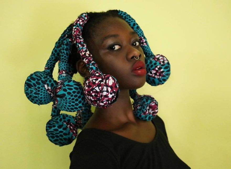 This Ivorian Artist Can Sculpt Her Hair Into Anything