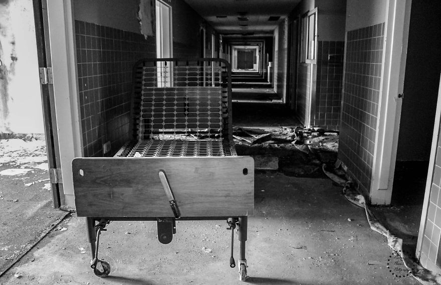 Hospital At Abandoned Cold War Afb In Montana