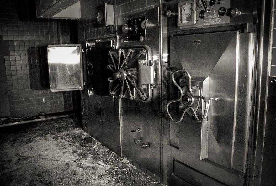 Hospital At Abandoned Cold War Afb In Montana