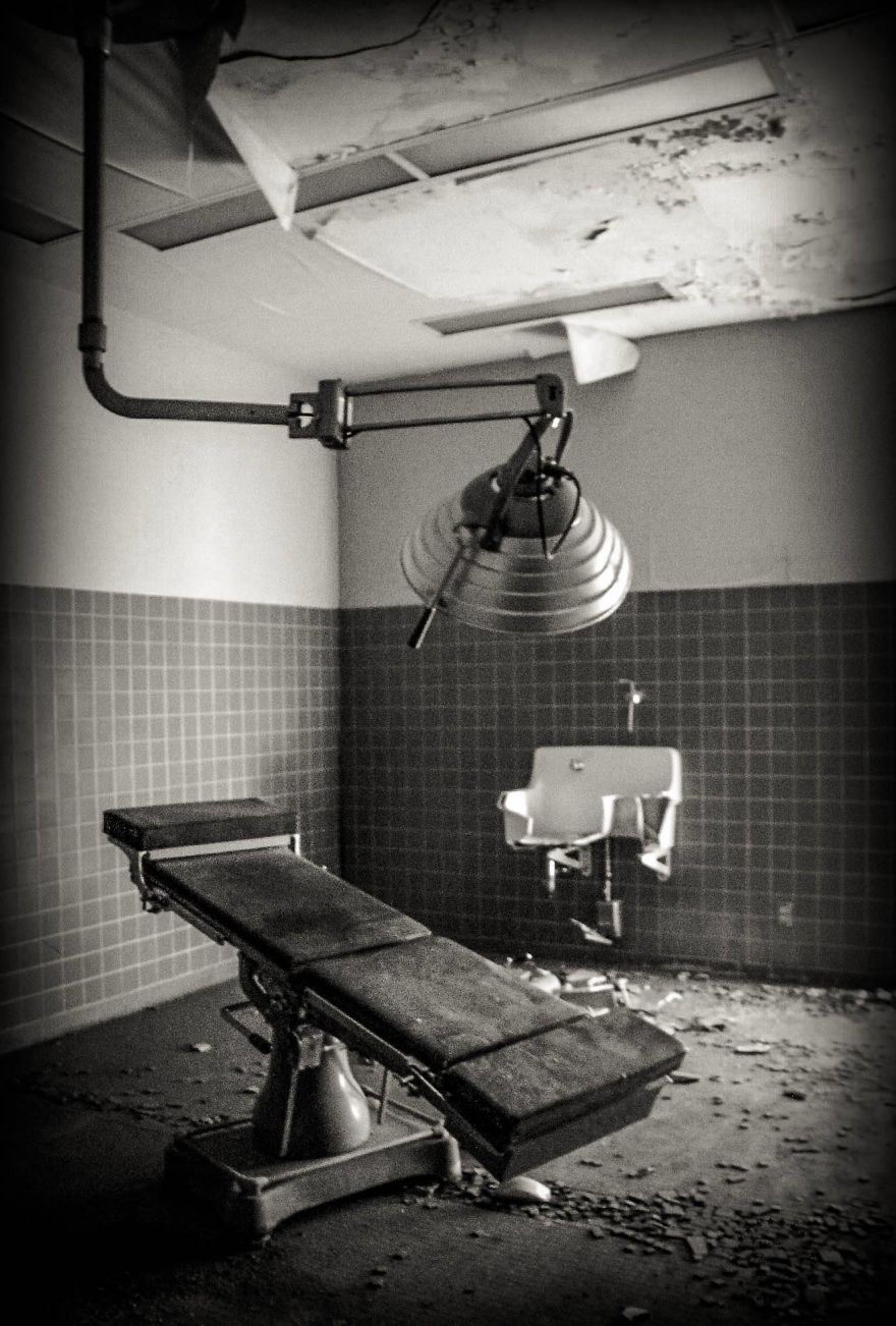 Hospital At Abandoned Cold War Afb In Montana