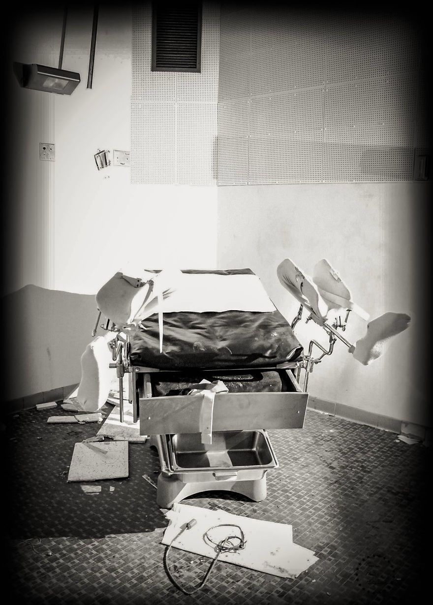 Hospital At Abandoned Cold War Afb In Montana