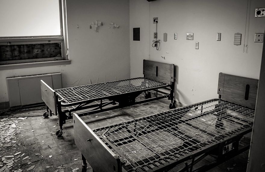 Hospital At Abandoned Cold War Afb In Montana