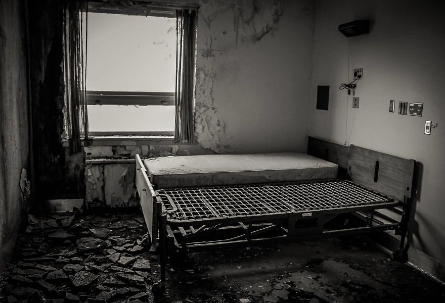 Hospital At Abandoned Cold War Afb In Montana