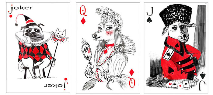 These Dog Playing Cards Have The Most Awesome Illustrations Ever