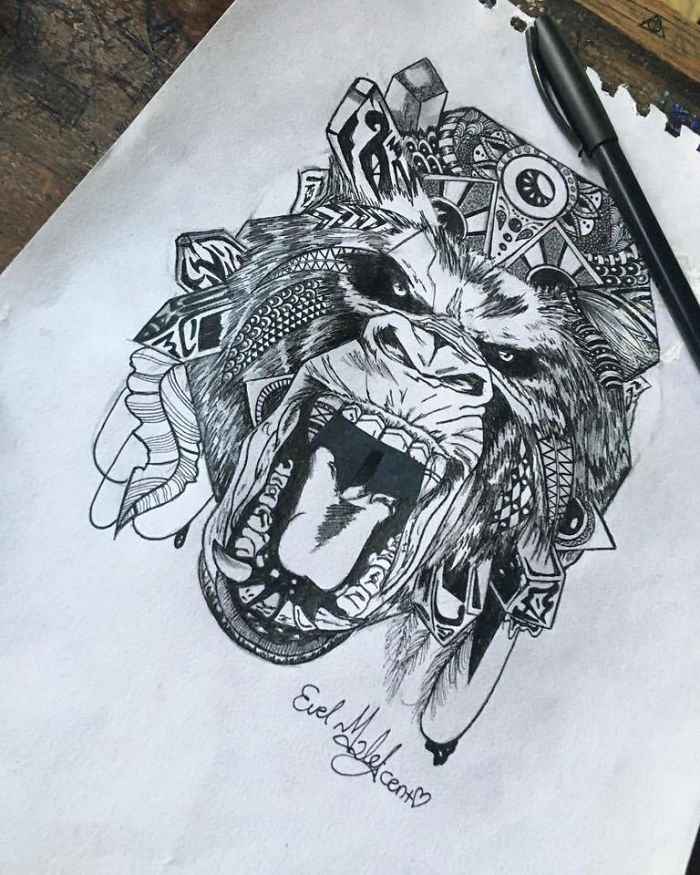 I Doodle Everything That Comes To My Mind, Making It More Chaotic I Doodle Everything That Comes To My Mind, Making It More Chaotic