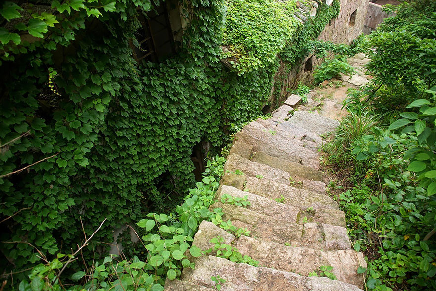 Abandoned Chinese Fishing Village Being Swallowed By Nature