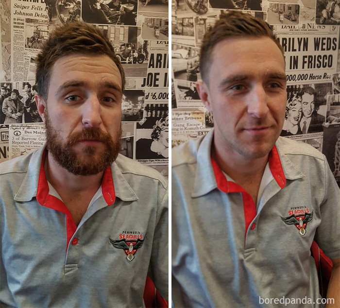 50 Men Before & After Shaving That You Won’t Believe Are The Same Person 50 Men Before & After Shaving That You Won’t Believe Are The Same Person