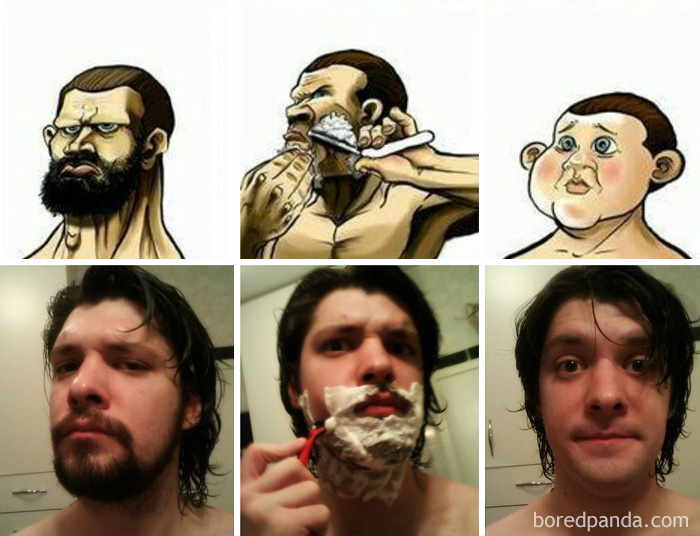 50 Men Before & After Shaving That You Won’t Believe Are The Same Person 50 Men Before & After Shaving That You Won’t Believe Are The Same Person