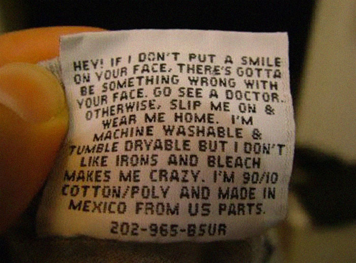 65 Of The Funniest Product Instructions And Tags 65 Of The Funniest Product Instructions And Tags