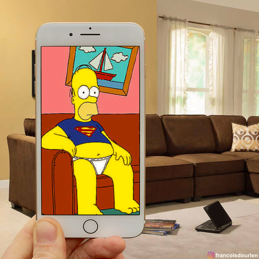 I Insert Simpsons Characters Into Real Life Situations Using My Iphone I Insert Simpsons Characters Into Real Life Situations Using My Iphone