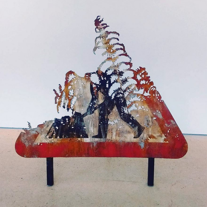 This Artist Is Turning Old Scrap Metal Into Delicate Plants And Trees, And The Result Is Amazing