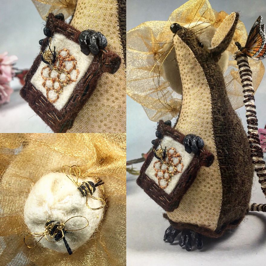 I Made These Small Mice From Harris Tweed And Gave Them Jobs I Made These Small Mice From Harris Tweed And Gave Them Jobs