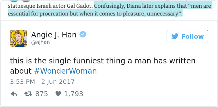 120 Of The Best Twitter Reactions To &#8216;Wonder Woman&#8217;