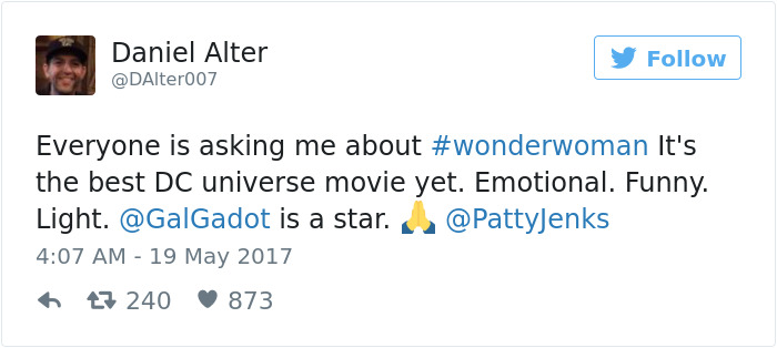120 Of The Best Twitter Reactions To &#8216;Wonder Woman&#8217;