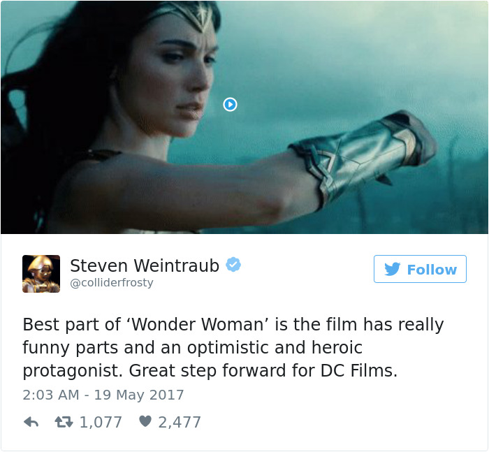 120 Of The Best Twitter Reactions To &#8216;Wonder Woman&#8217;