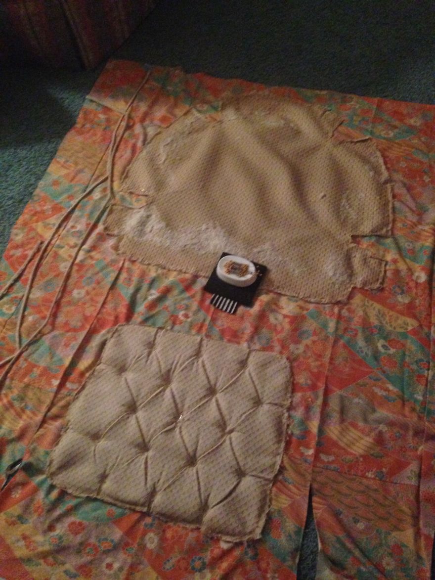 I Covered Cane Back Chair In My Japanese Kimono