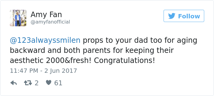 18-Year-Old Recreates Mother’s High School Graduation Pic And Everyone Thinks Her Parents Don’t Age 18-Year-Old Recreates Mother’s High School Graduation Pic And Everyone Thinks Her Parents Don’t Age