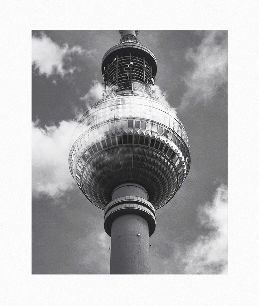 Cosmic Black &#038; White Photo Illustrations Of Architecture