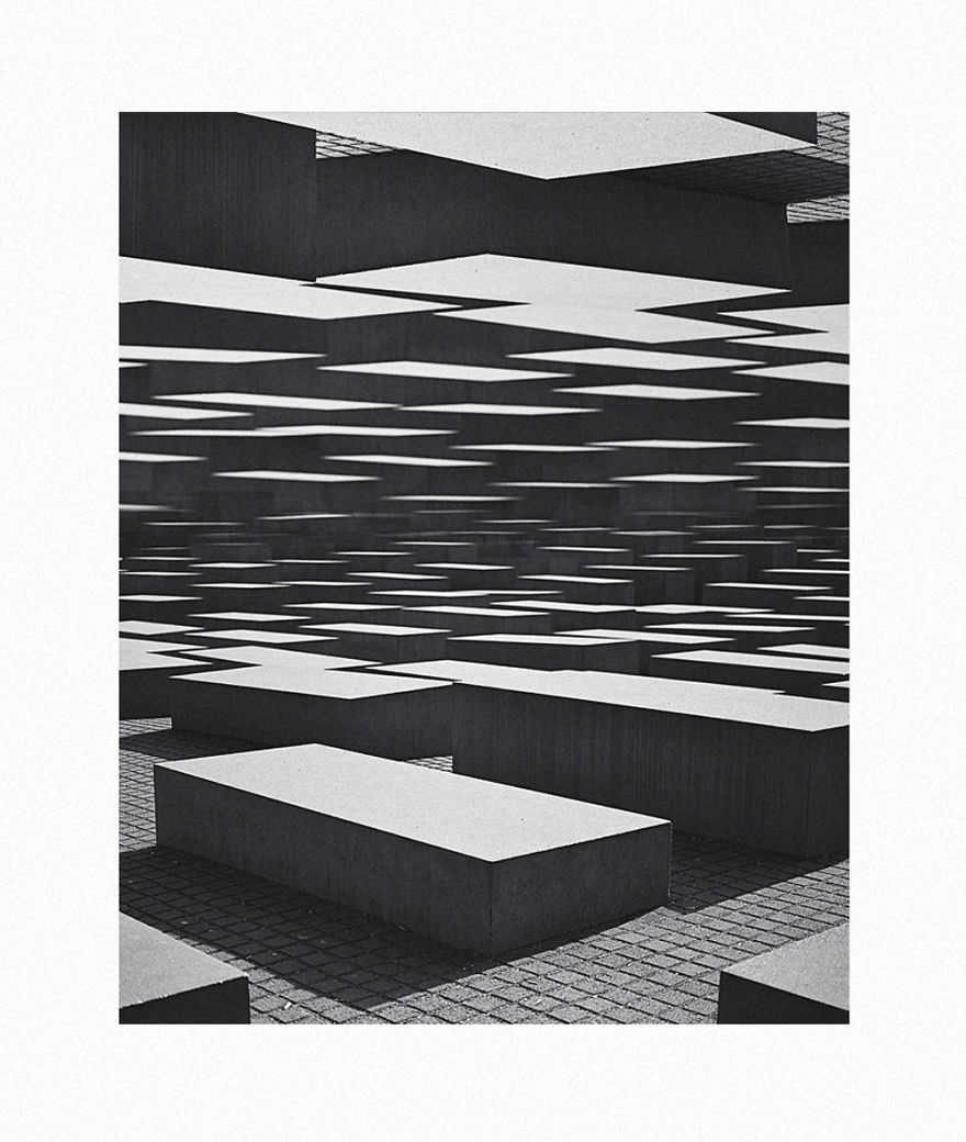 Cosmic Black &#038; White Photo Illustrations Of Architecture