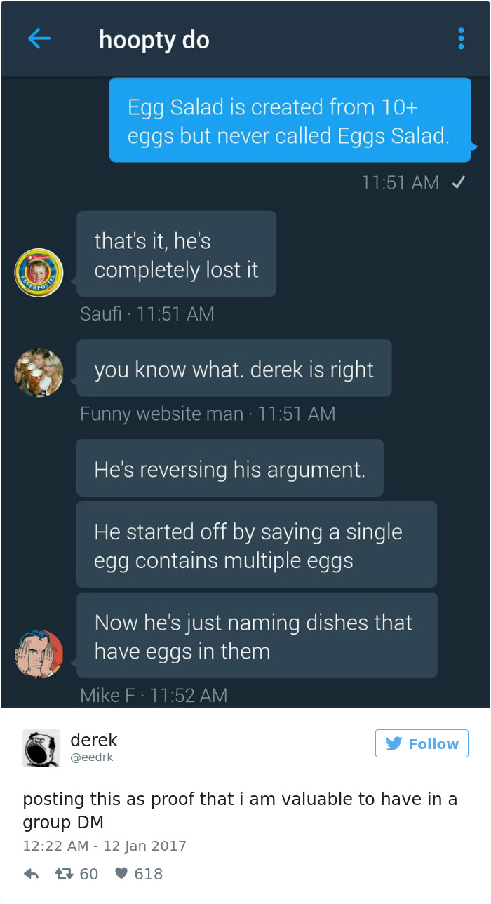 205 Funny Tweets By Derek