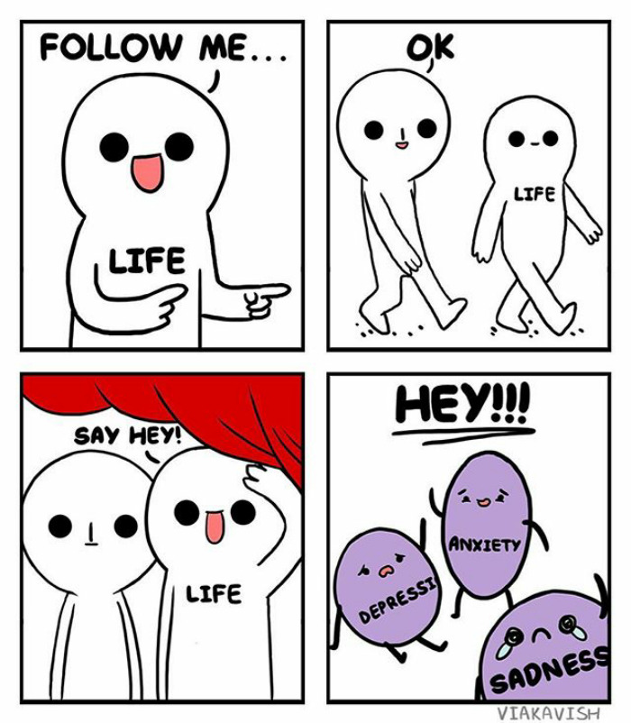 47 Comics About The Sad Realities Of Life By Viakavish