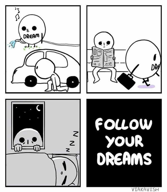 47 Comics About The Sad Realities Of Life By Viakavish