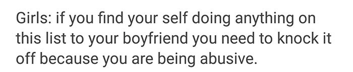 Brutally Honest Post Explains How Girls Are Abusing Their Boyfriends, Check If You’re Not Doing It Too Brutally Honest Post Explains How Girls Are Abusing Their Boyfriends, Check If You’re Not Doing It Too