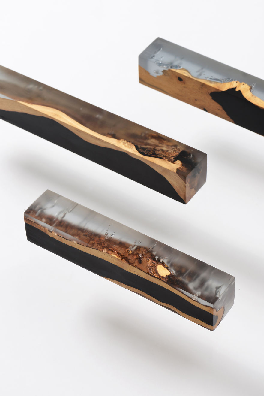 Inspired By Traditional Painting, I Recycled Wood Scraps And Turn Into Art Pieces