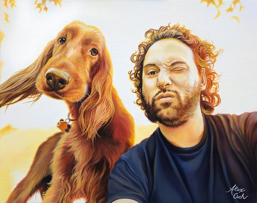 I Create Custom Paintings Of People’s Pets I Create Custom Paintings Of People’s Pets