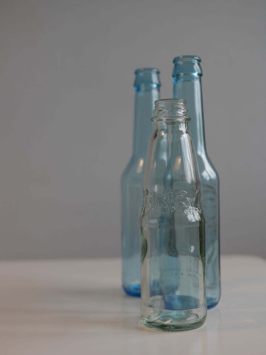 I Collected Glass Bottles And Ended Up Creating Japanese Dolls