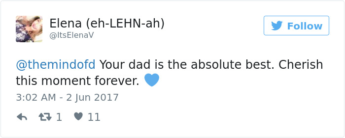 Son Makes Dad A Necktie In The First Grade, 11 Years Later Dad Wears It To His High School Graduation