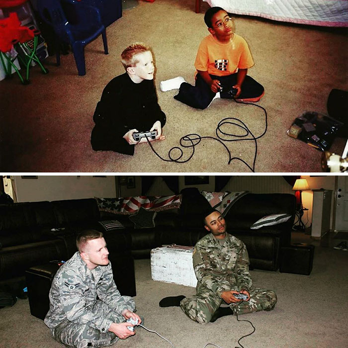 36 Incredible Then & Now Photos Of Everlasting Friendships 36 Incredible Then & Now Photos Of Everlasting Friendships