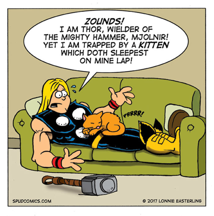 58 Funny Comic Strips By Spud Comics