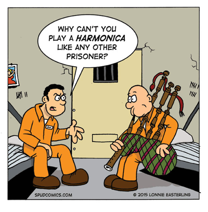 58 Funny Comic Strips By Spud Comics