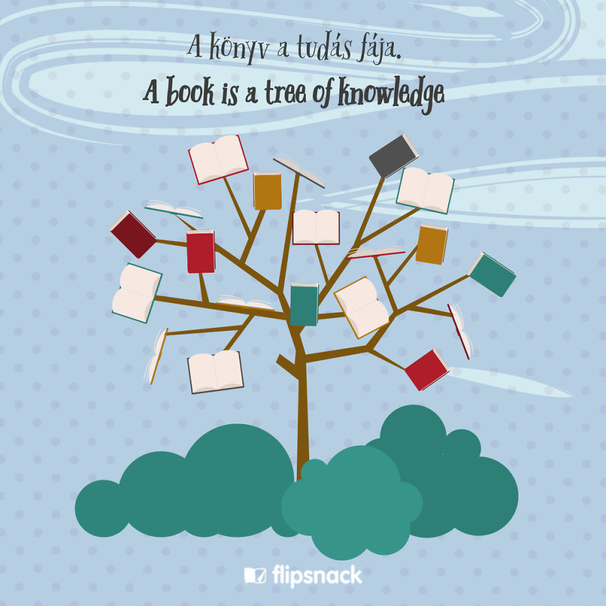 Illustrated Book-Related Idioms From All Over The World Illustrated Book-Related Idioms From All Over The World