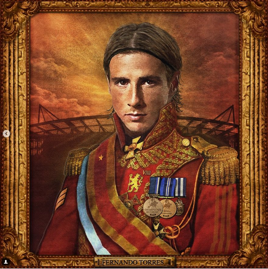 Artist Turns Chelsea Players Into Emperors