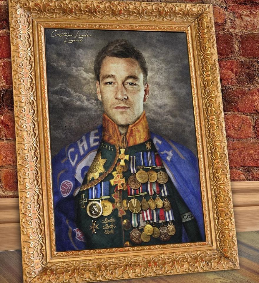 Artist Turns Chelsea Players Into Emperors