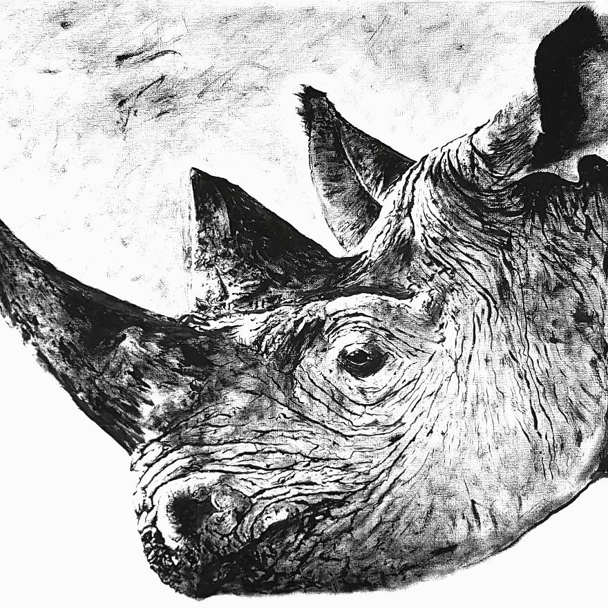 Black And White Celebrity Art