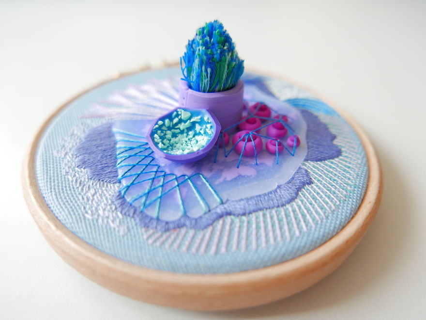 New 3d Embroideries By Nibyniebo Take Art Of Stitching To The Next Level