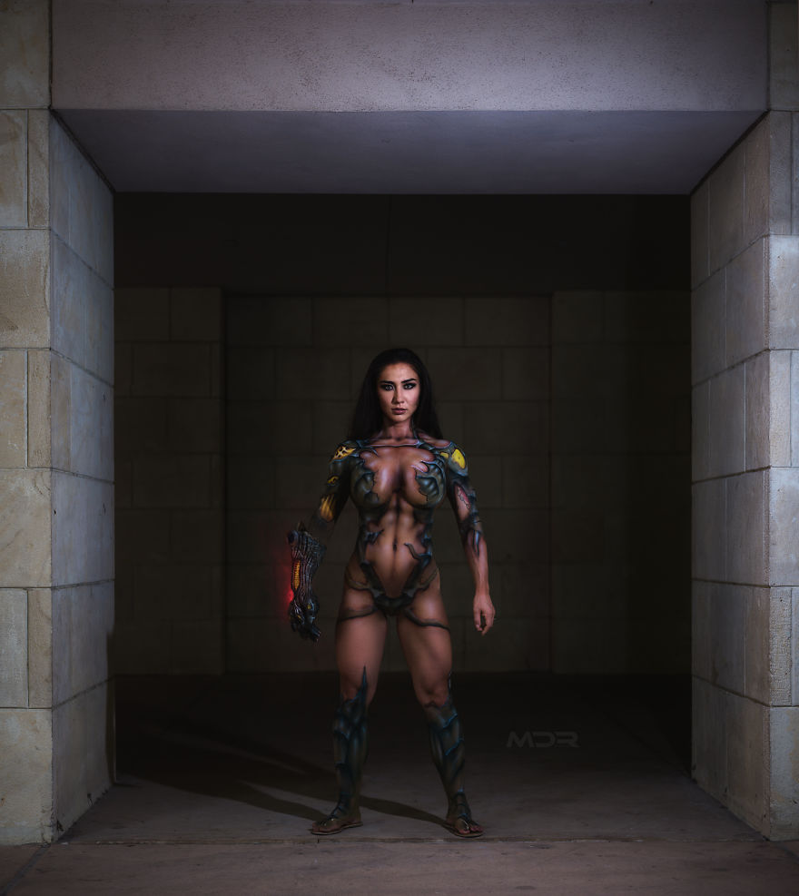 Body Painting At Alamo City Comic Con With Rudy Campos Body Painting At Alamo City Comic Con With Rudy Campos