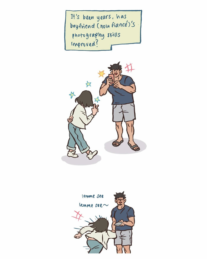 Malaysian Artist Draws Her Life With Her Tall, Geeky Husband, And It’s Too Relatable (32 Pics)
