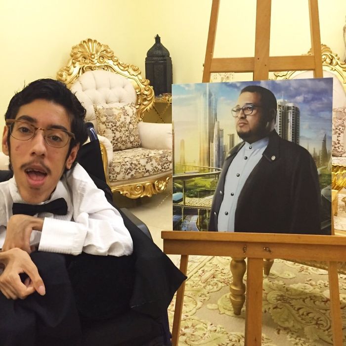 Artist Proves That Disability Is Not A Limit By Creating These Realistic Paintings