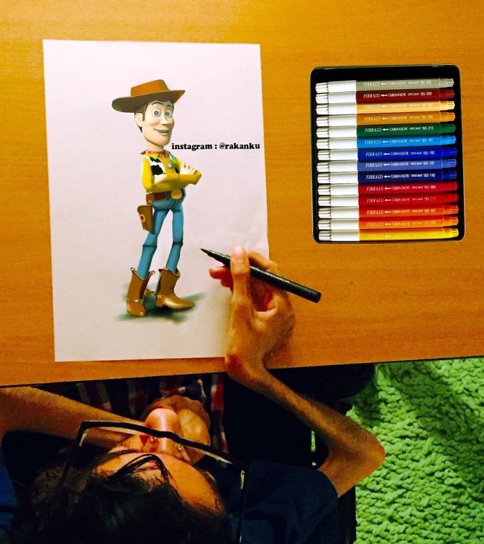 Artist Proves That Disability Is Not A Limit By Creating These Realistic Paintings