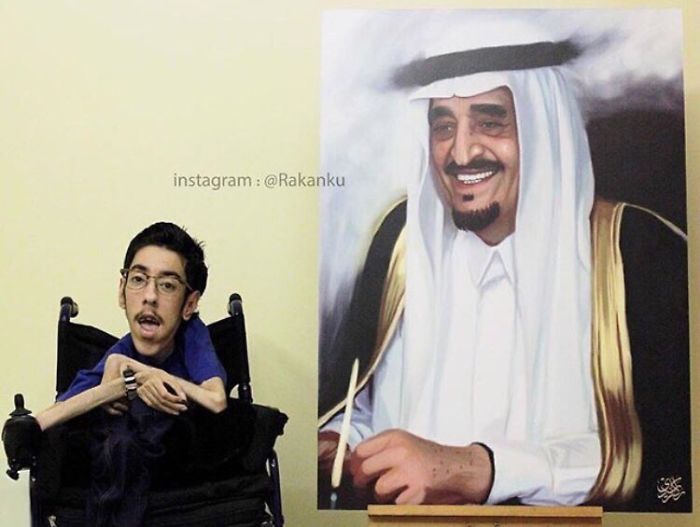 Artist Proves That Disability Is Not A Limit By Creating These Realistic Paintings