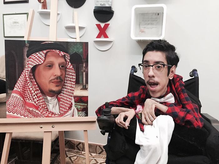 Artist Proves That Disability Is Not A Limit By Creating These Realistic Paintings